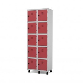 Roupeiro 10 portas – 2/10 – Cinza/Color