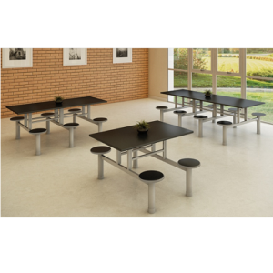 MESA DE REFEITÓRIO COM BANCO REDONDO MV